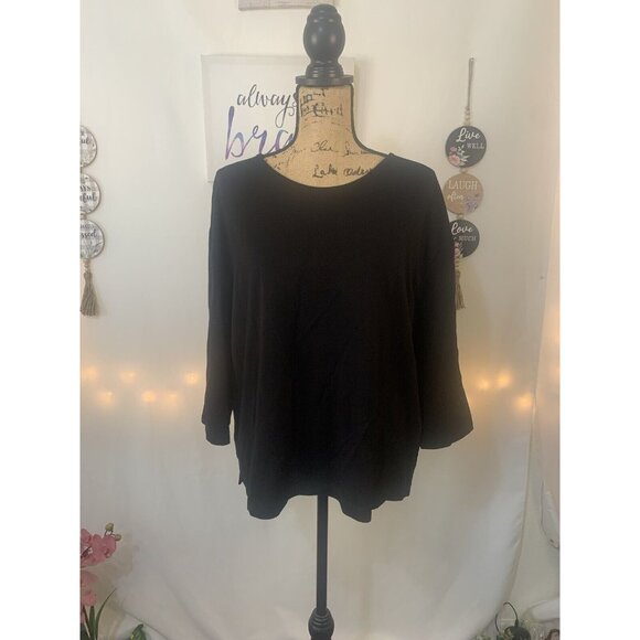 Rachel Zoe Tops - (C-95) Rachel zoe los angeles new york womens top size XL black color long sleev